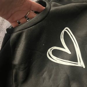 Black sweatshirt, no hoodie very soft